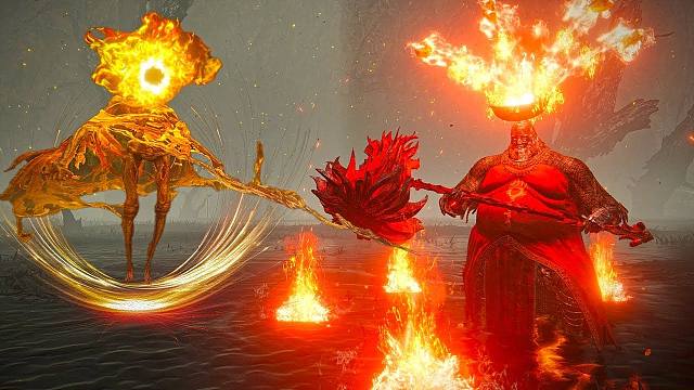 法环：哪个DLC BOSS能打过火焰捕头阿卡西奥？