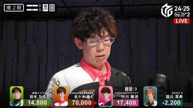 【MLeague】这是什么？波波的岭上开花三倍满！