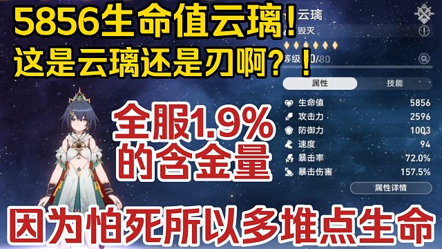 【星穹铁道】我嘞个重症ICU号主啊！全服1.9%的重量级配装，就有他的一份功劳