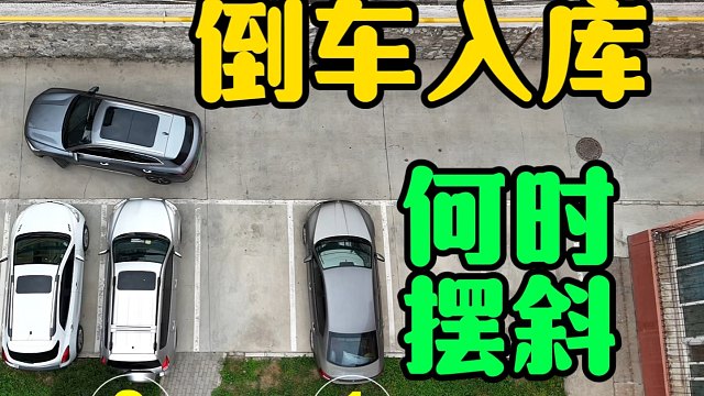 倒车入库想要简单，起始位置要提前找好