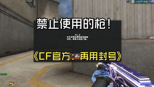 CF排位永远禁不了的枪  但是用起来有点废号！