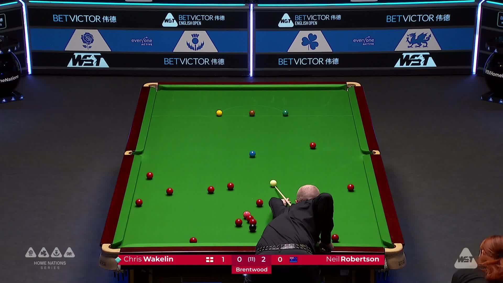 克里斯·沃克林VS尼尔·罗伯逊 2024斯诺克英格兰公开赛 清流