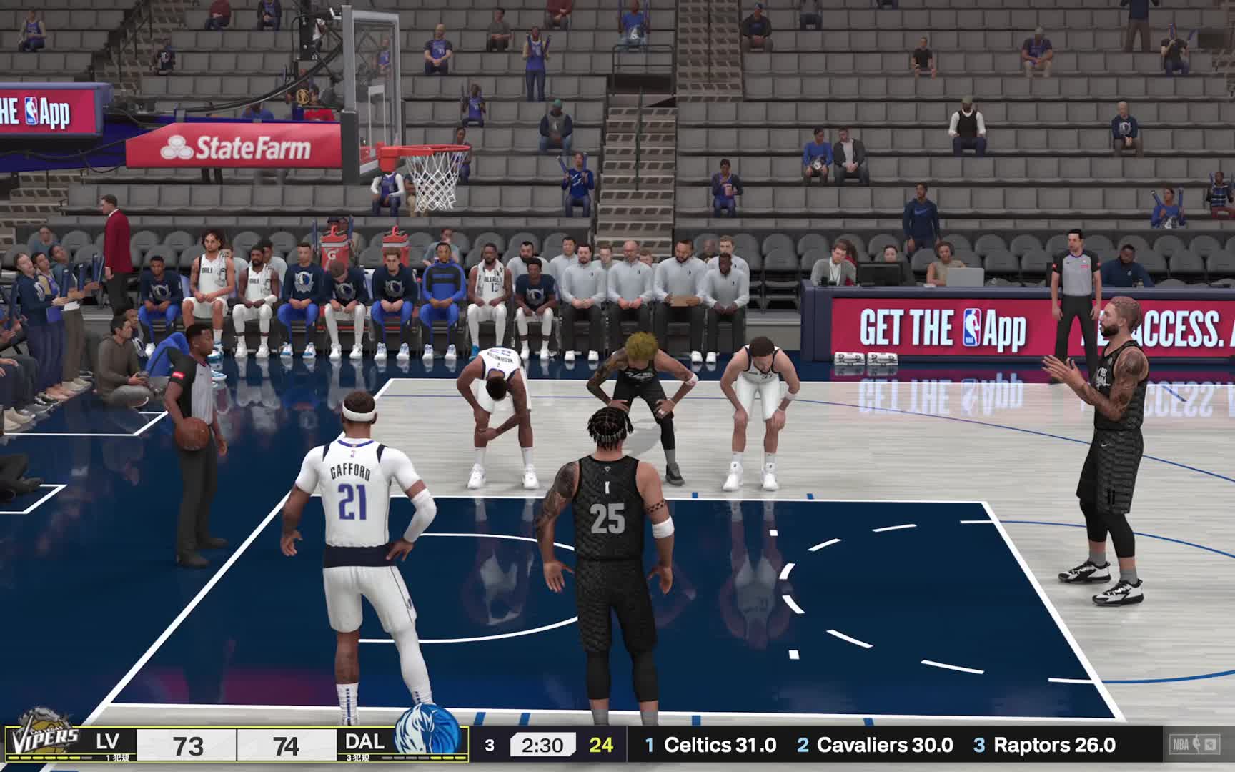 2K25 终极联盟S1赛季-附加赛 毒蛇vs独行侠 105-105