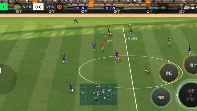 单防犀反教科书 退防较大距离 铲球用身体挡住区域=再起身铲断 精准防守组合拳