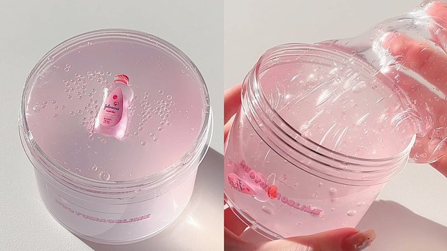 水润的液体胶真嘟好好玩