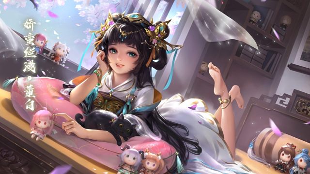 面善心黑的董白就应该被犒赏三军，起刘宏牢大加布料