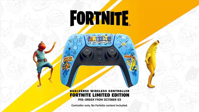 《堡垒之夜》限定版 DualSense 手柄公布