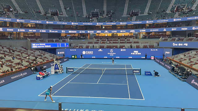 【四字形容】张帅止住连败！！！张帅7-6 7-6凯斯勒晋级 女单第二轮。拿到35分、34500美金。