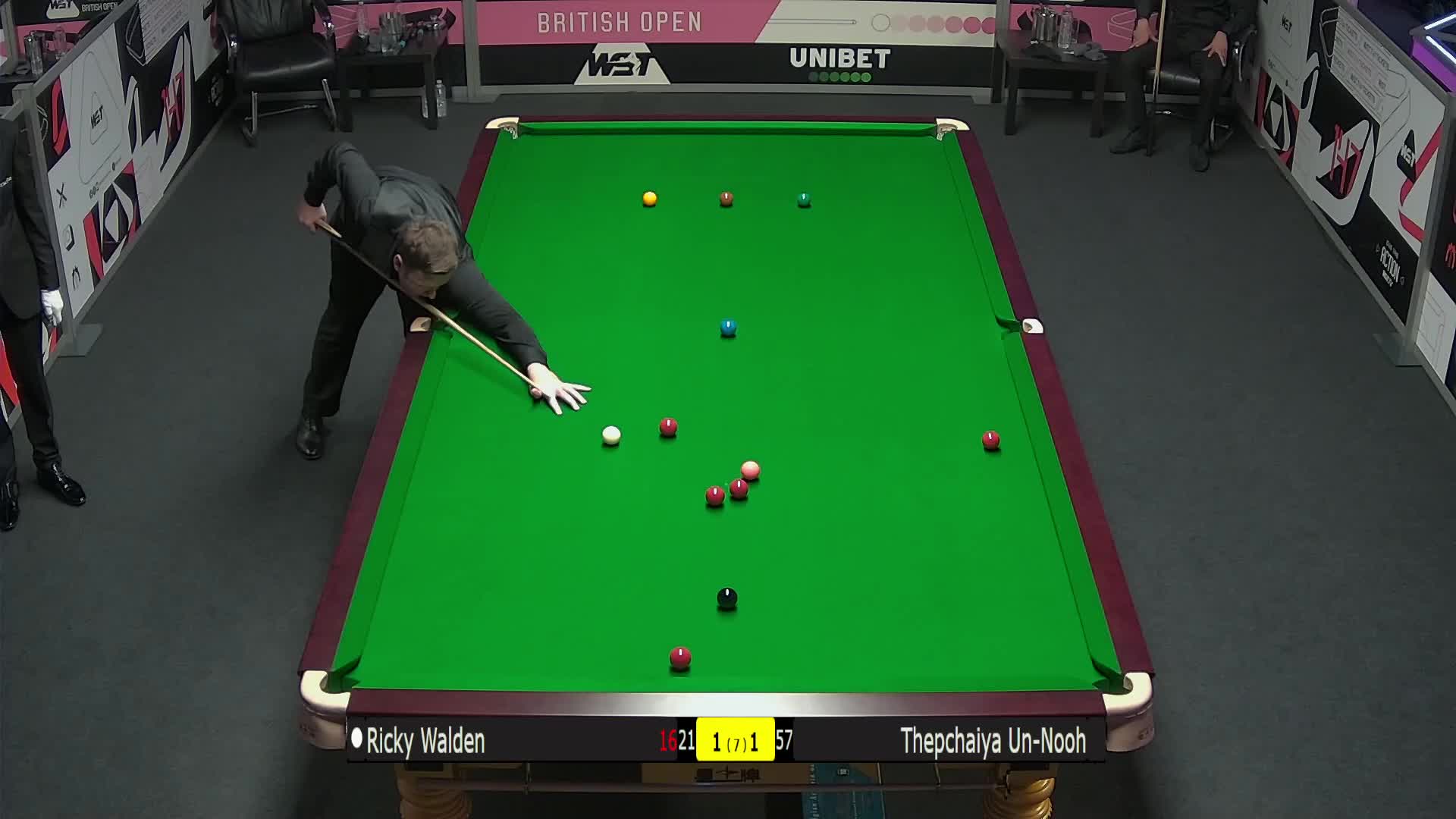 里奇·沃顿VS塔猜亚·乌诺 2024斯诺克英国公开赛 清流