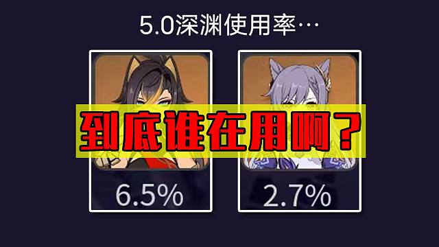 深渊使用率这么低的角色，都是谁在用啊？！【随机点名深渊·第二期】