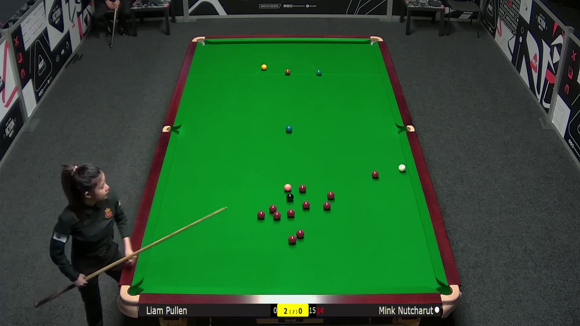 利亚姆·普伦VS名克·努查鲁特 2024斯诺克2024斯诺克北爱尔兰公开赛资格赛 清流