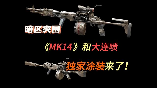 【暗区爆料】《妹控和大连喷》独家涂装来了，暗区湫十三