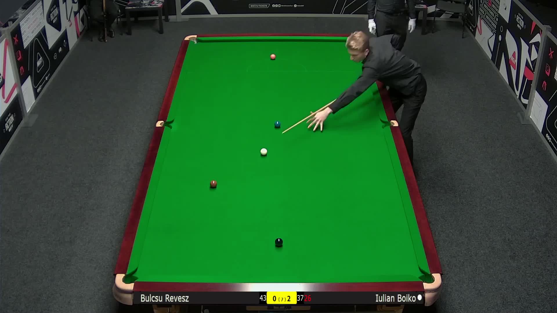 布尔丘·雷韦兹VS尤里安·伯伊科 2024斯诺克北爱尔兰公开赛资格赛 清流