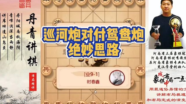 巡河炮对付鸳鸯炮的绝妙思路！如何快速提升象棋水平系统学棋？如何学习布局，中局，残局？少走弯路，真心教