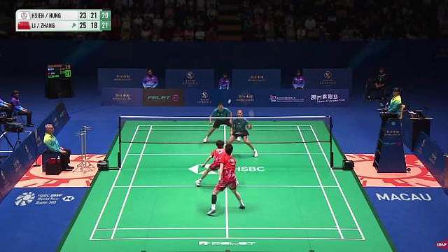 李汶妹/张殊贤 25-23、18-21、22-20 谢沛珊/洪恩慈 张殊贤终于打破本赛季五连亚魔咒夺