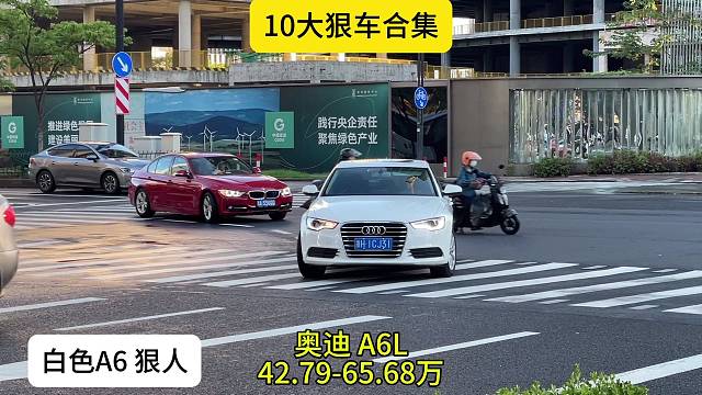 兄弟，你认为哪辆车还不够狠呢？#街拍 #奥迪A6L #蓝牌特斯拉