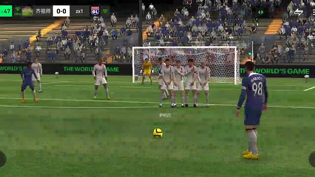 任意球战术 执行不了=B计划重新组织进攻 肋部中度爆射教科书