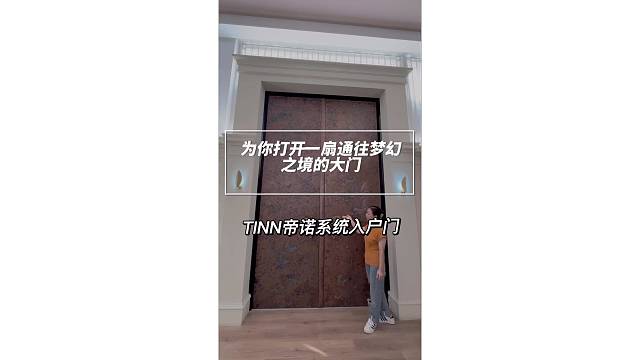 为你打开一扇通往梦幻之境的大门#系统门#苏州#别墅门#偏轴门#TINNO帝诺系统入户门