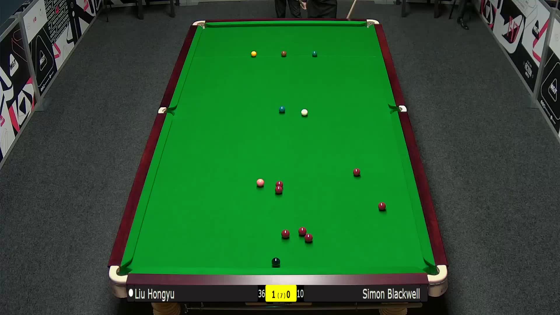 刘宏宇VS西蒙·布莱克威尔2024斯诺克北爱尔兰公开赛资格赛 清流