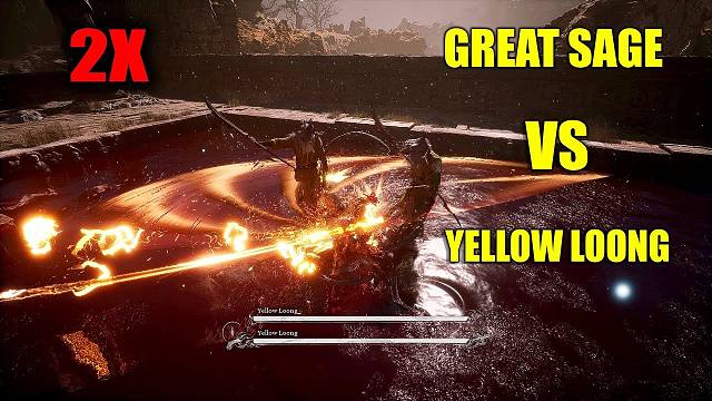 黑神话悟空：手操大圣残躯VS两个小黄龙