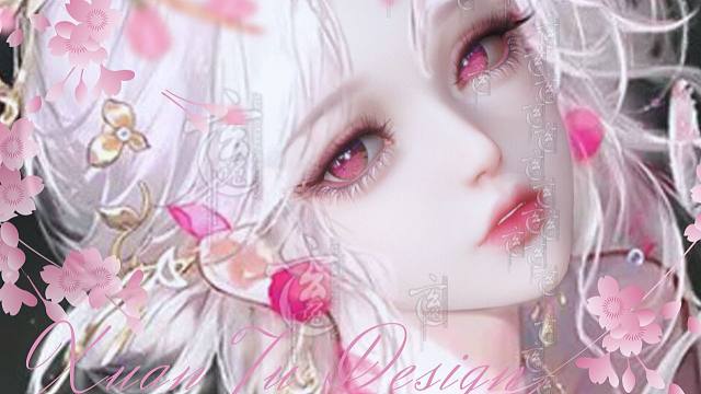 【逆水寒手游限免】貂蝉头像仿捏 这个我是真喜欢 凤亭疏香染色分享