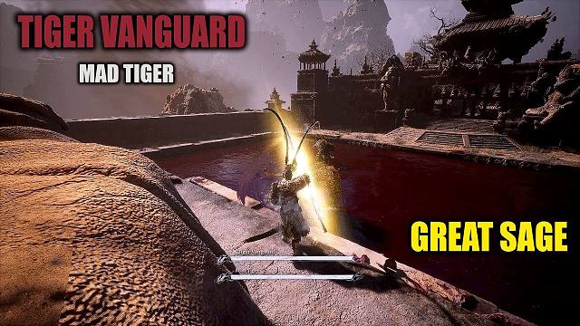 黑神话悟空：手操大圣残躯VS虎先锋+疯虎