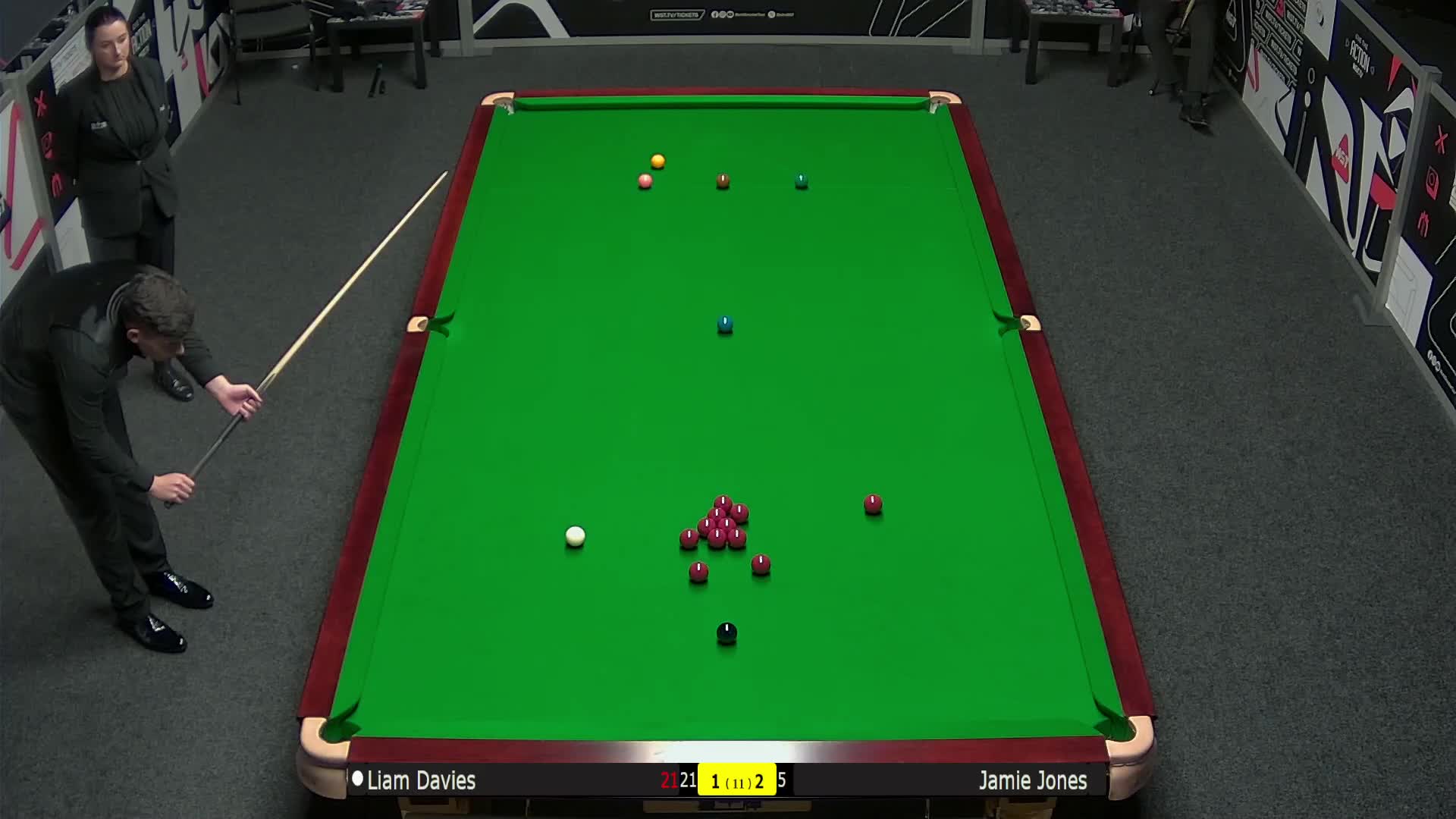 丹尼尔·沃莫斯利VS利亚姆·戴维斯 2024斯诺克国锦赛资格赛清流