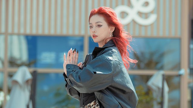 闪闪美晕！红发aespa Armageddon直拍 逆光大片 保利鱼珠 sgc