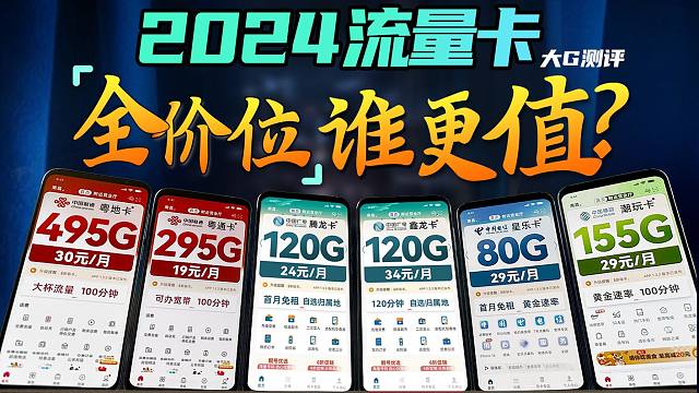 2024年「四大运营商」靠谱好用的流量卡横评清单！广电联通电信移动流量卡哪家强？广电腾龙卡|广电鑫龙
