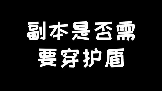 明日之后：副本是否需要护盾