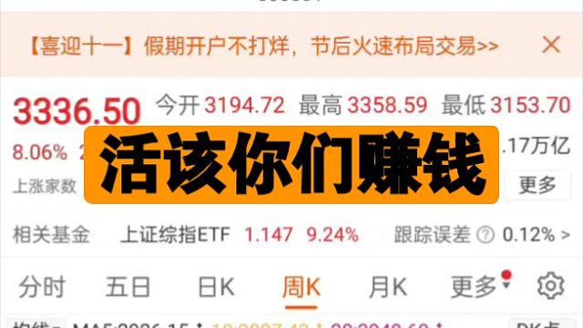 现在敢买和后续赚钱了的人。我是打心眼里佩服你