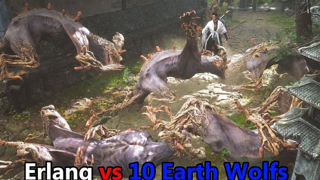 黑神话悟空：二郎神VS十头地狼