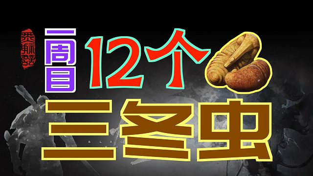「黑神话：悟空」一周目-12个“三冬虫”