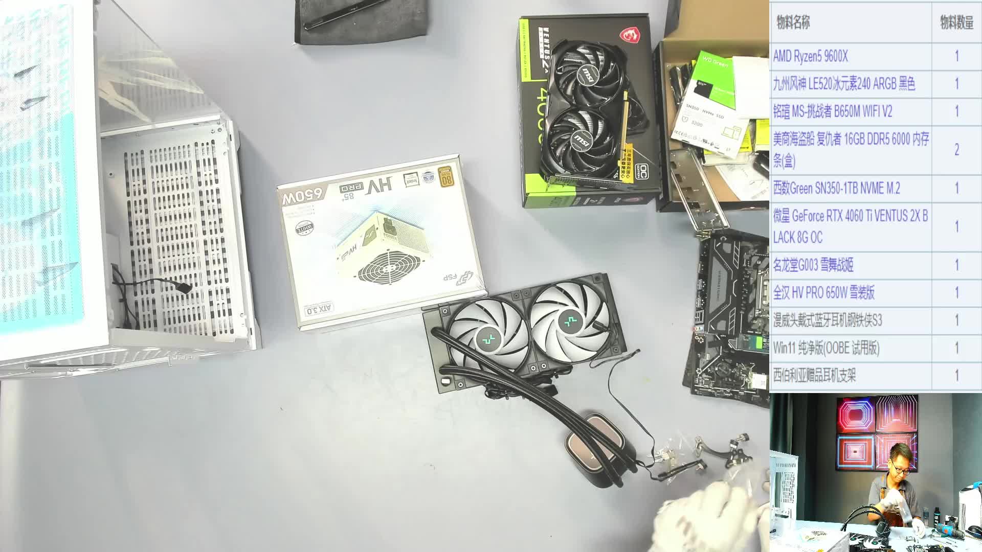 广东 杨**的直播装机9600X 4060Ti