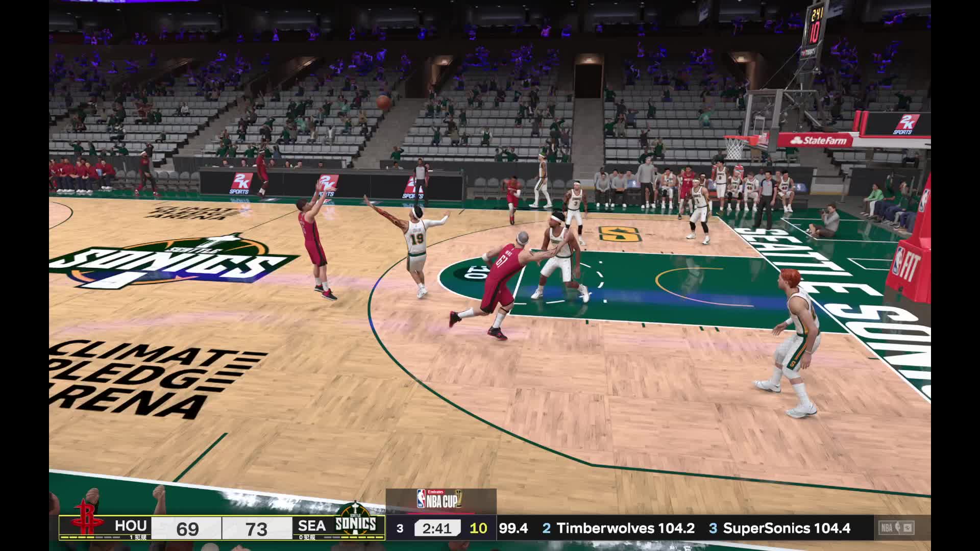 2K25终极联盟 S2赛季-火箭vs超音速 102-112