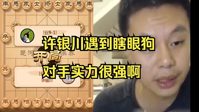 许银川遇到瞎眼狗，对手实力很强啊