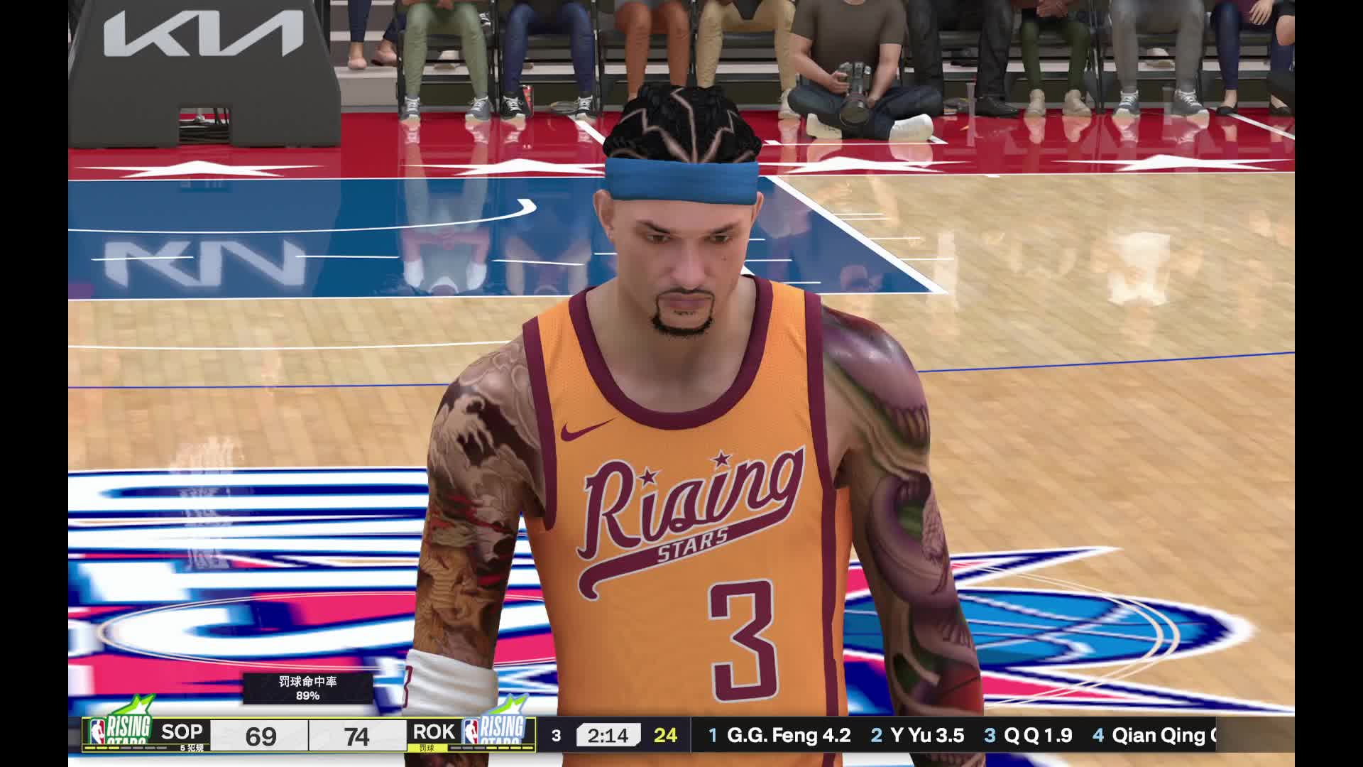 S2赛季-全明星新秀赛 二年级vs一年级 108-114