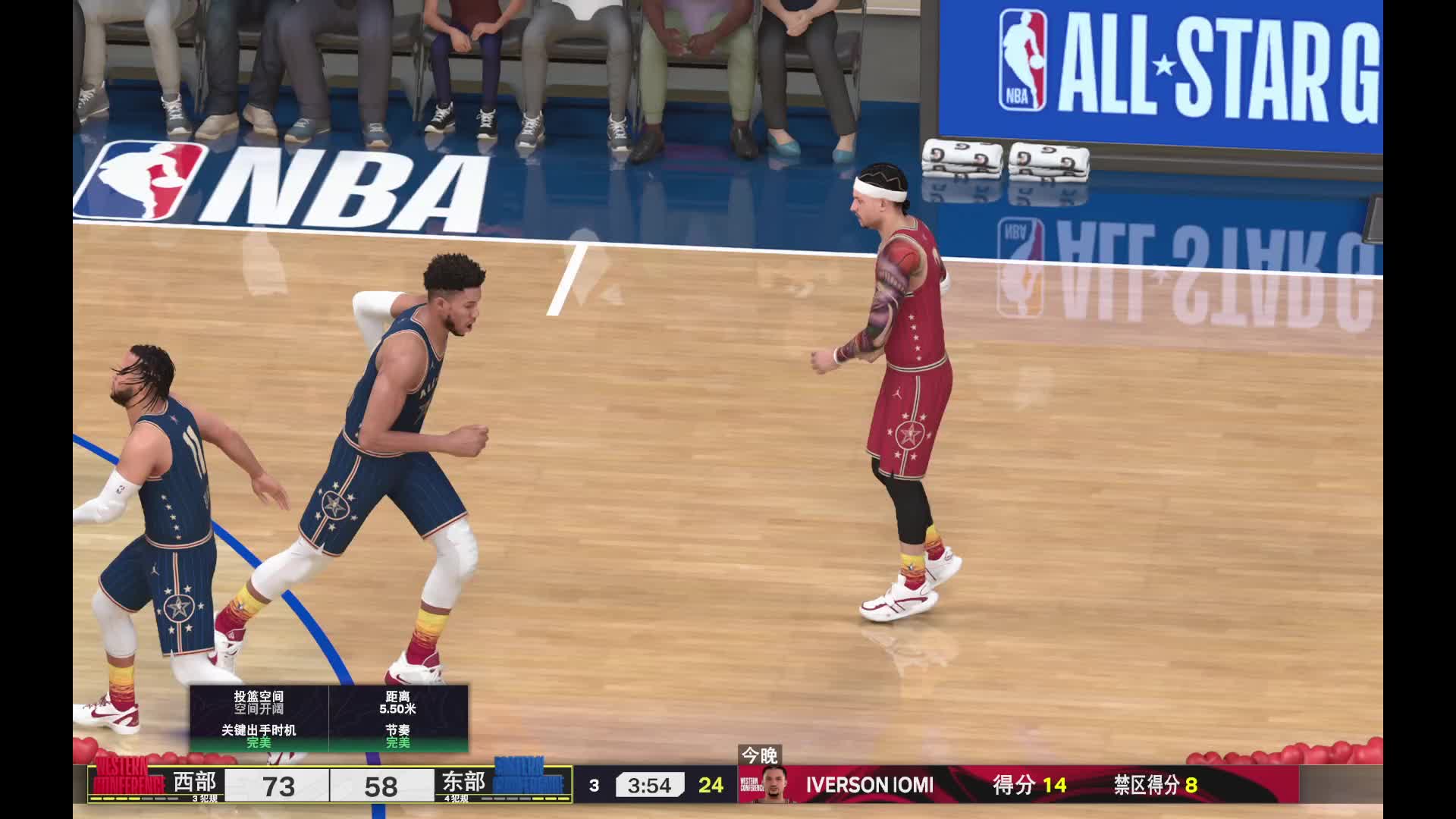 S2赛季-全明星赛 西部vs东部 105-94
