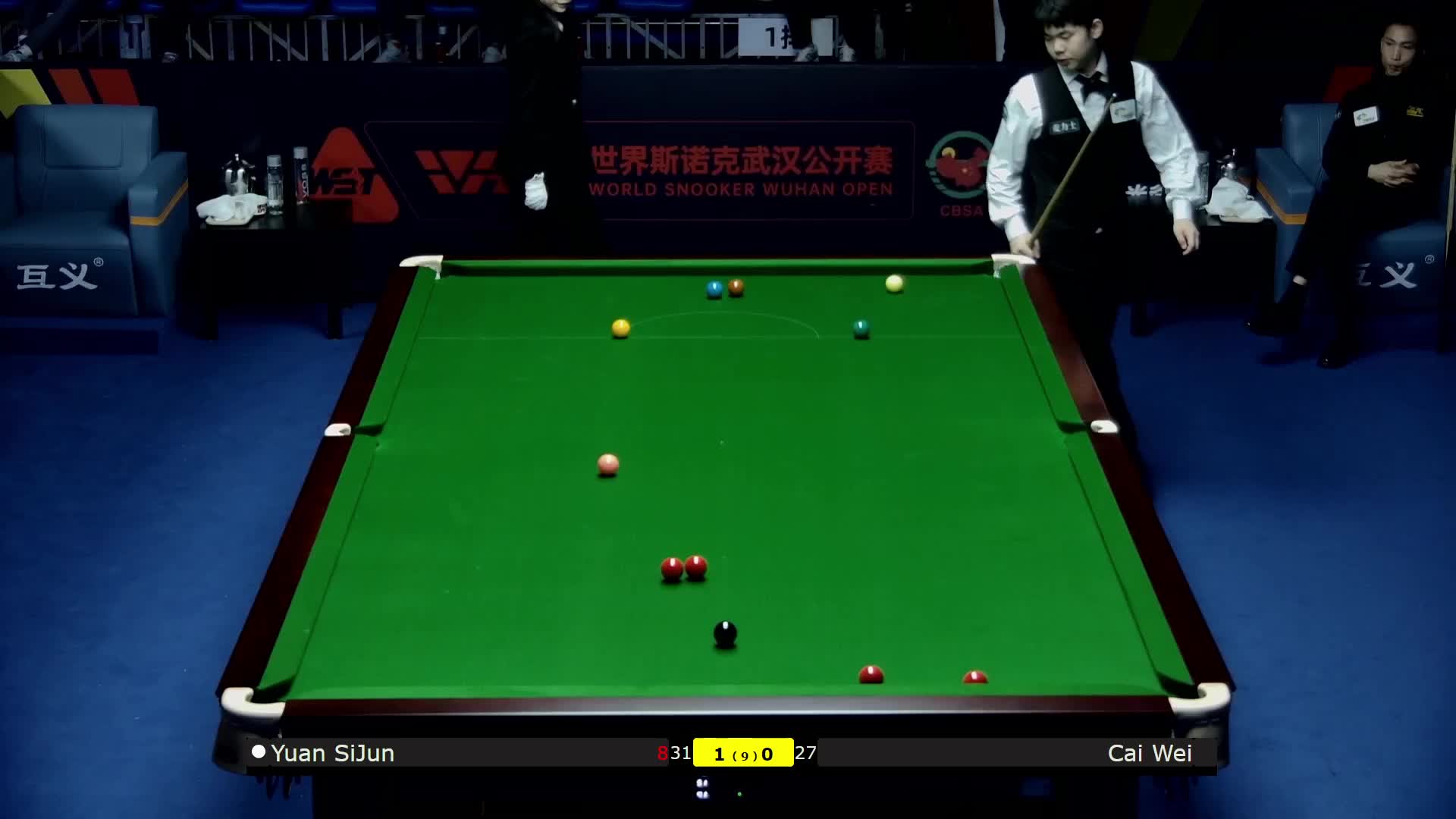 袁思俊VS蔡伟  2024斯诺克武汉公开赛 清流