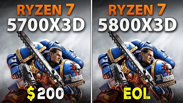 R7 5700X3D vs R7 5800X3D | 1080p分辨率9款游戏对比测试 | 作者：B