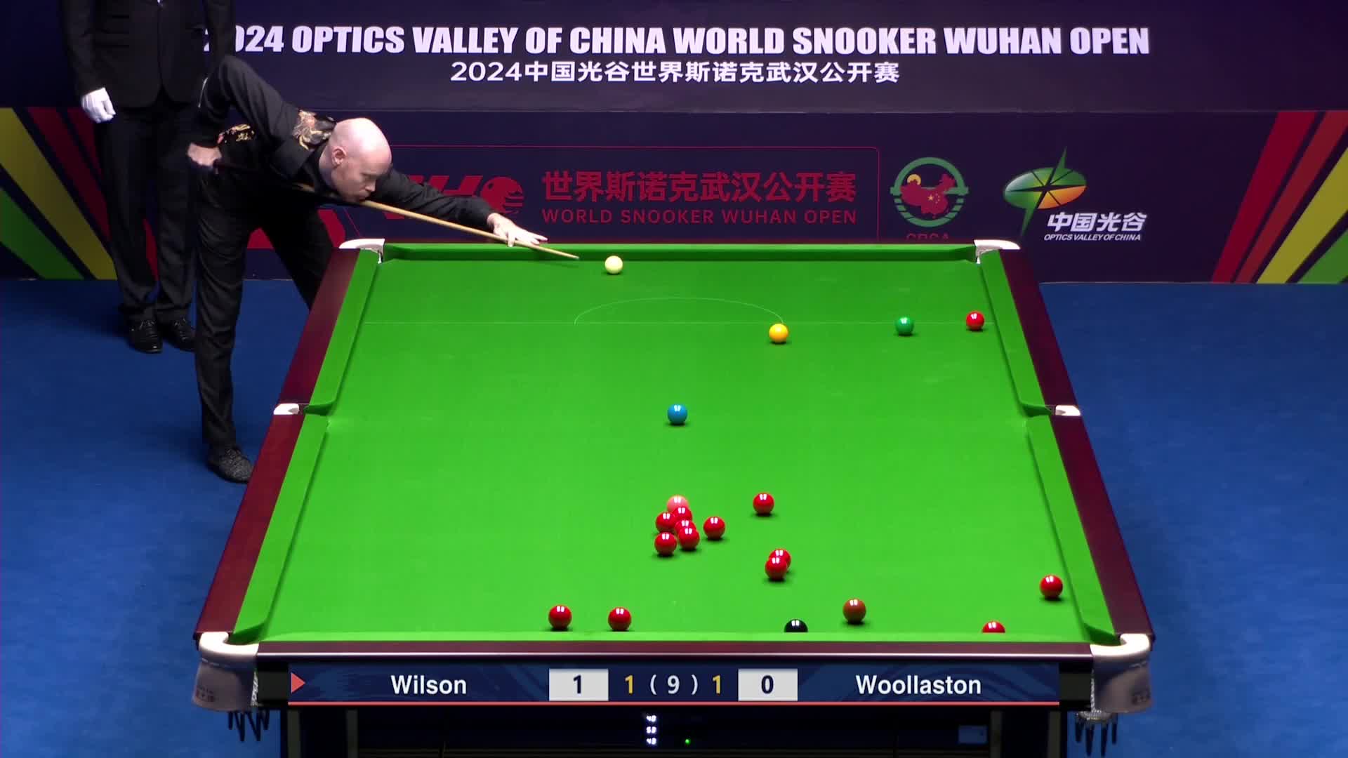 本·沃拉斯顿VS加里·威尔逊 2024斯诺克武汉公开赛 清流