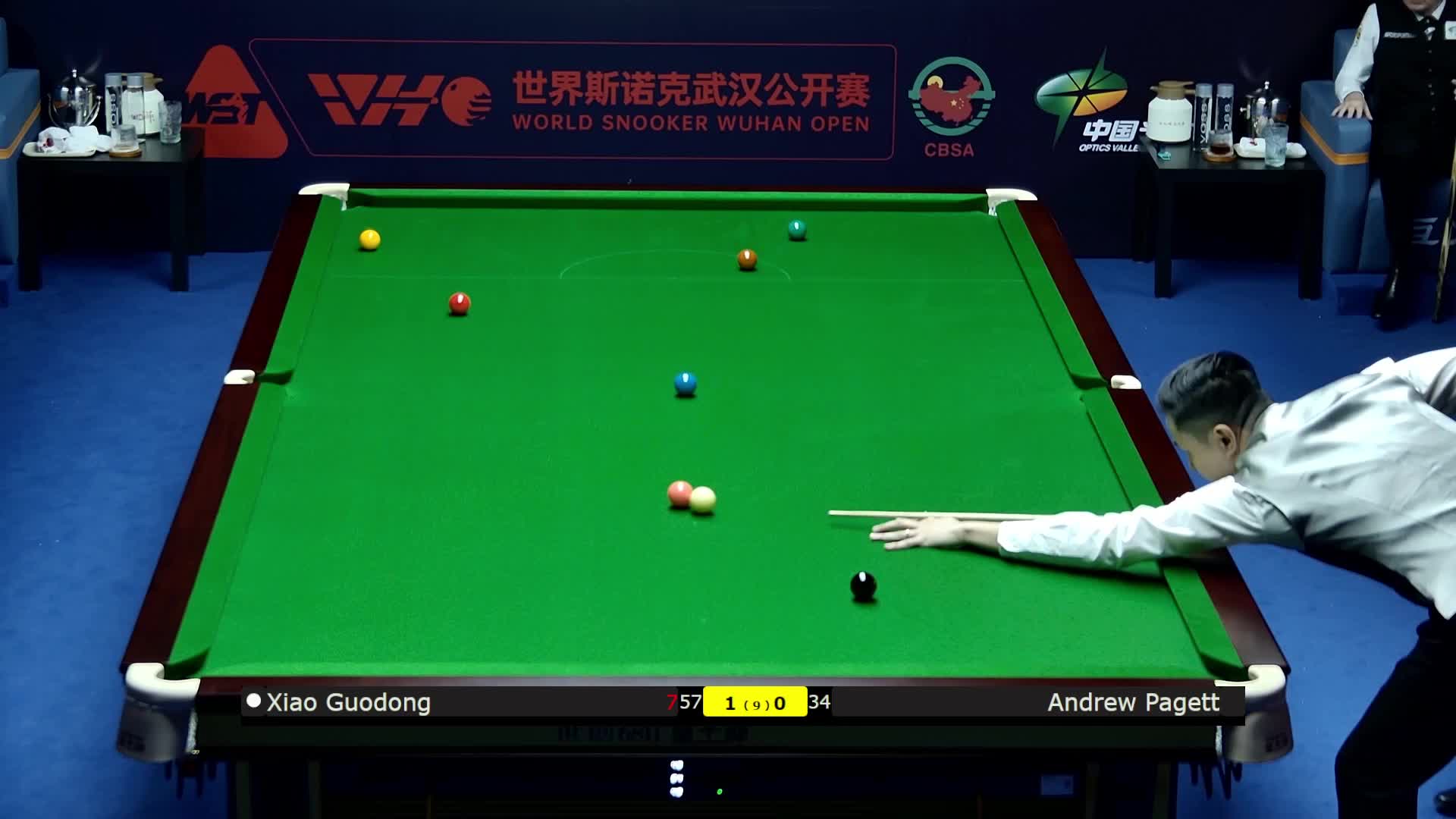 肖国栋VS安德鲁·帕吉特2024斯诺克武汉公开赛 清流