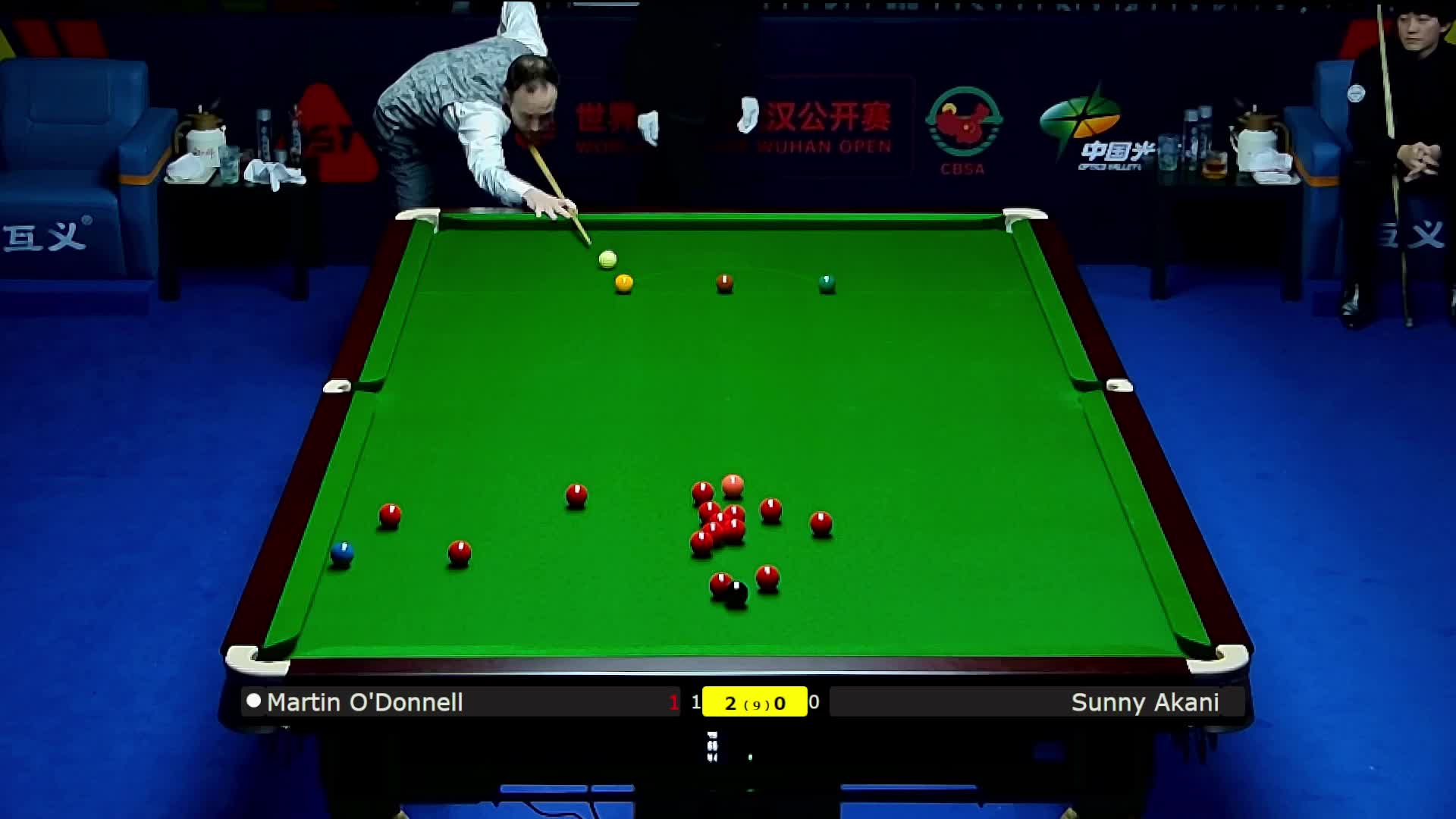 马丁·奥唐奈VS阿卡尼·宋沙瓦2024斯诺克武汉公开赛 清流