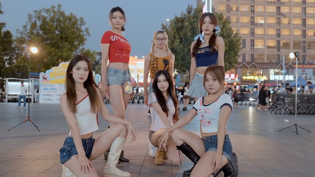 广州kpop人太牛了！debut katseye一镜到底运镜版 hybe美国女团 boyi 茶里 大