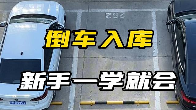 倒车入库有绝招！不会的看过来，新手一学就会！