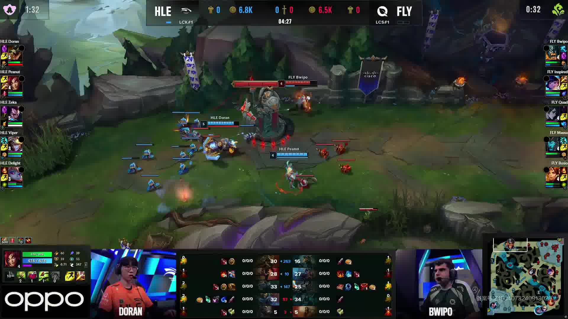 Peanut拿下一血！