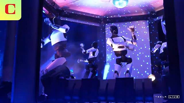 【CNET】特斯拉发布会新款Optimus机器人性感热舞视频