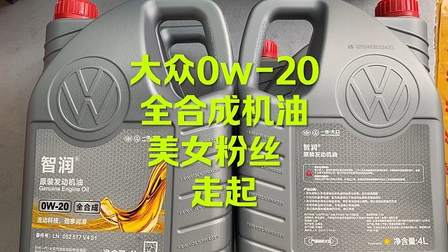 大众原厂0-20全合成机油