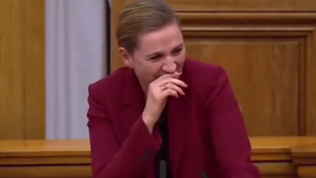 2019年丹麦首相因为一只大象在议会上没憋住，直接当众笑场