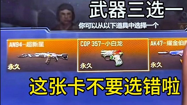 我猜百分之九十以上的玩家都会选COP小白龙吧